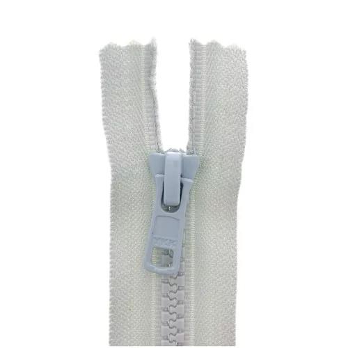 Chiusura lampo iniettata non separabile 60 cm - Grigio chiaro x1