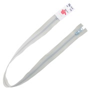 Chiusura lampo iniettata non separabile 60 cm - Grigio chiaro x1