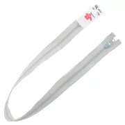 Chiusura lampo iniettata non separabile 60 cm - Grigio chiaro x1