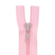 Chiusura lampo iniettata non separabile 60 cm - Rosa chiaro x1|raw }}