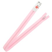 Chiusura lampo iniettata non separabile 60 cm - Rosa chiaro x1