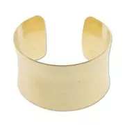 Base per bracciale curva mm. 37 in ottone grezzo x1