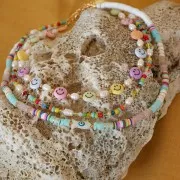 Perla in pietra semipreziosa 6,5x3 mm - Quarzo rosa x38cm