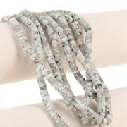 Perle in pietra semipreziosa Heishi 6x3 mm - Diaspro di Tianshan x38cm