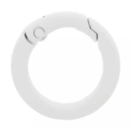 Chiusura tonda mochettone 20 mm - Bianco x1