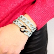 Chiusura tonda mochettone 20 mm - Bianco x1