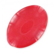 Cabochon con pagliuzzemm.25x18 Rosso x1|raw }}