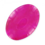 Cabochon con pagliuzzemm.25x18 Fucsia x1|raw }}