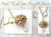 Kalos® di Puca® 4x3 mm - Frost Azurin Capri Gold x10g