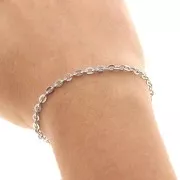 Catena forzatina mm.4x3 Acciaio inox x98cm