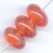 Rondelle mm. 12 Arancio x5