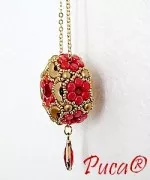 Kalos® di Puca® 4x3 mm - Frost Royal Blue Capri Gold x10g