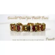 Delos® par Puca® 6x11 mm - Opaque Apricot x10g