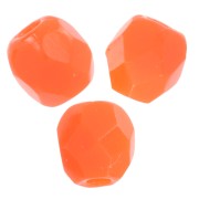 Sfaccettate 3 mm - Opaque Orange x50|raw }}