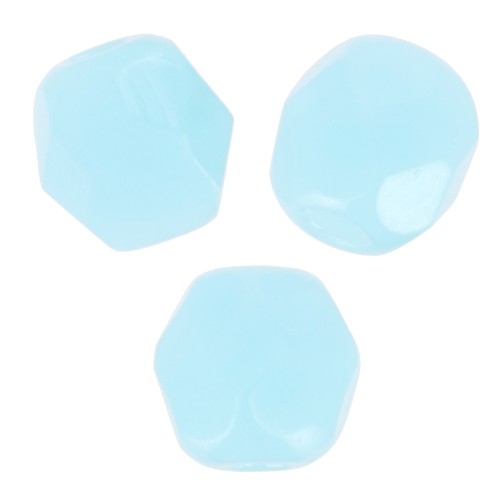 Sfaccettate 3 mm - Opaque Sky Blue x50