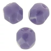 Sfaccettate 4 mm - Opaque Amethyst x50