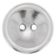 Bottone rotondo a cupola 12 mm - Placcatura argento antico x1|raw }}