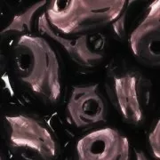 SuperDuo mm. 2.5x5 Jet Lumi Amethyst x10g