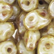 SuperDuo mm. 2.5x5 Opaque Luster Picasso x10g