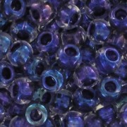 Rocaille Toho 11/0 TO11R181 - Rainbow Crystal Tanzanite Lined x8