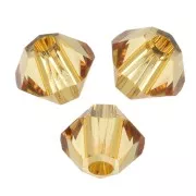 Biconi PureCrystal 5328 3 mm - Golden Topaz x50