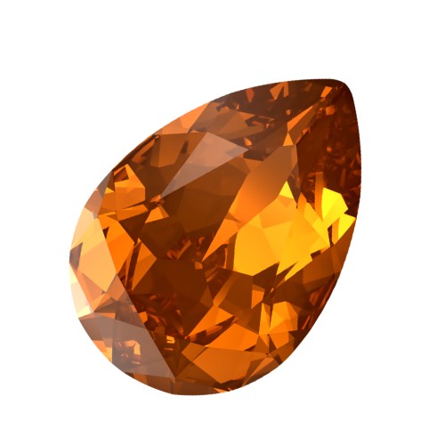 Cabochon PureCrystal 4320 14x10mm - Light Amber x1