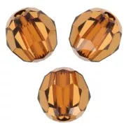 Sfere PureCrystal 5000 4 mm Light Amber x20