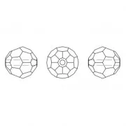 Sfere PureCrystal 5000 4 mm Light Amber x20