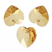 Cuori PureCrystal 6228 10,3x10 mm Golden Topaz x6