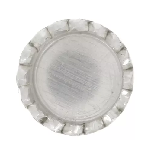 Castoni tondi seghettati per cabochon 3 mm - Argento 925 x4
