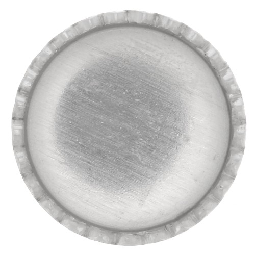 Castone tondo seghettato per cabochon 8 mm - Argento 925 x1