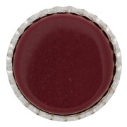Castone tondo seghettato per cabochon 8 mm - Argento 925 x1