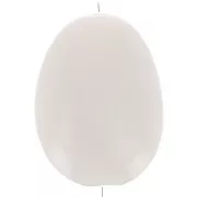 Perlina acrilica opaca piatta 30x23 mm - Crema x1