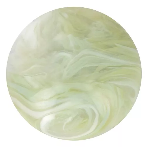 Cabochon acrilico rotondo 16 mm - Verde tiglio marmorizzato x1