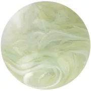 Cabochon acrilico rotondo 18 mm - Verde Tiglio marmorizzato x1