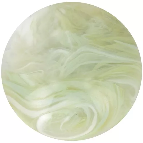 Cabochon acrilico rotondo 18 mm - Verde Tiglio marmorizzato x1