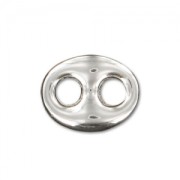 Intercalare chicco di caffè mm. 10,5x8 Argento 925 x1|raw }}