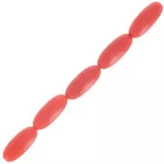 Perline oliva in resina 16x7 mm - Terracotta x12