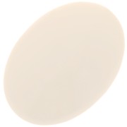 Cabochon ovale in resina opaca 18x13 mm - Ecru x1|raw }}