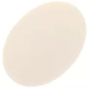 Cabochon ovale in resina opaca 18x13 mm - Ecru x1