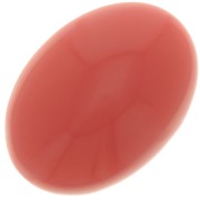 Cabochon ovale in resina opaca 18x13 mm - Terracotta x1