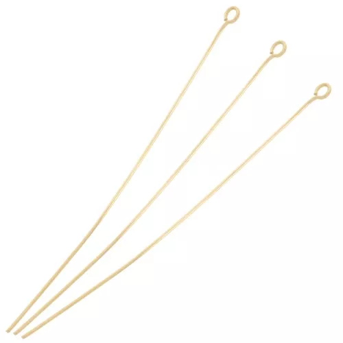Chiodini a testa tonda 70x0.7 mm - Acciaio inossidabile dorato 304L x6