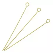 Chiodini a testa tonda 50x0.7 mm - Acciaio inossidabile dorato 304 x6