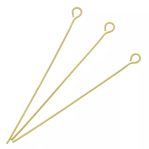 Chiodini a testa tonda 50x0.7 mm - Acciaio inossidabile dorato 304 x6
