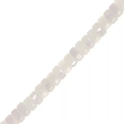 Perline rotonde Heishi Madreperla 4x2 mm - Naturale x39cm