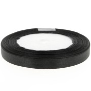 Nastro satinato 10 mm Nero x20m|raw }}