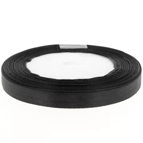 Nastro satinato 10 mm Nero x20m