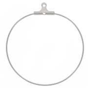 Orecchini a cerchio grande da decorare 35 mm - Acciaio inossidabile 304 x2|raw }}