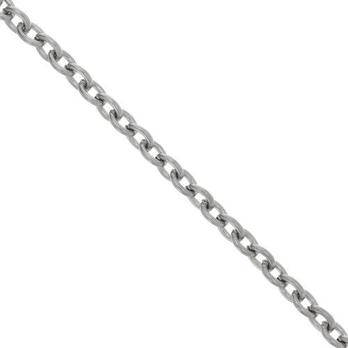 Catena a maglia Forzatina 4,6 mm - Acciaio inossidabile 304 x50cm