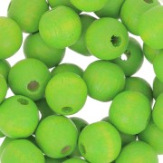 Tonde in legno mm. 8 Verde chiaro x20